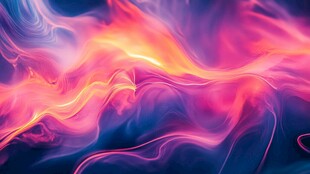 梦幻炫彩流体背景图案