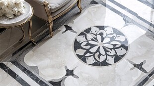 精致花纹大理石地面瓷砖