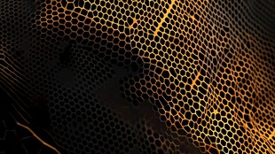 金属质感蜂巢状抽象背景