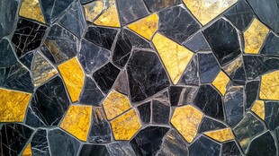 黑金碎裂风格马赛克纹理