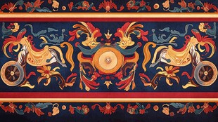 古典华丽风中式传统纹饰