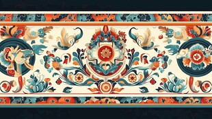 传统中式古典花纹装饰图案