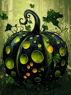 奇幻镂空南瓜 神秘氛围感