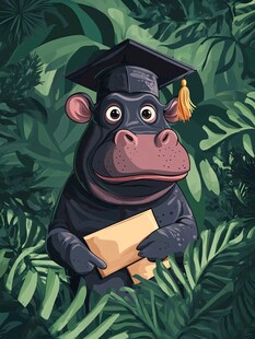 河马学士的丛林毕业时刻