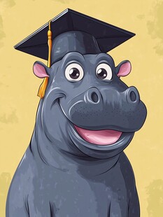 河马学士 毕业的欢乐时刻