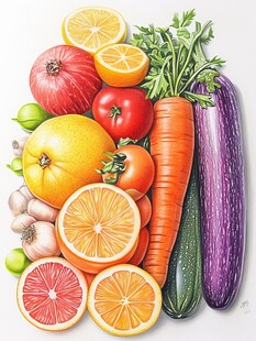 缤纷果蔬组合