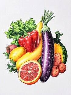 多彩蔬果集合
