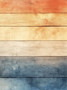 多彩木纹背景纹理图