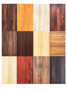 多样木纹材质集合展示