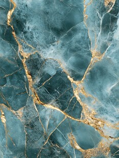 蓝绿大理石纹理奢华背景