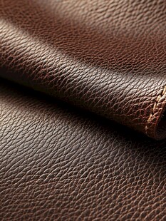 棕色皮革纹理特写