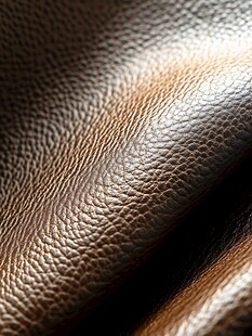 棕色皮革纹理特写