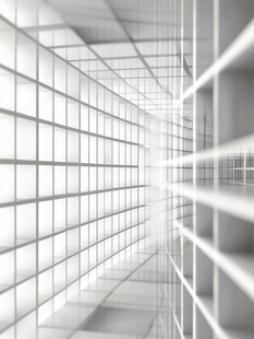 未来感几何空间隧道