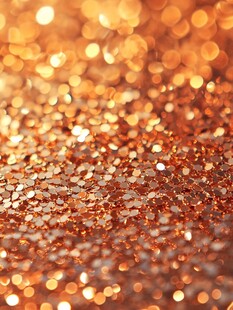 金色闪耀亮片背景特写