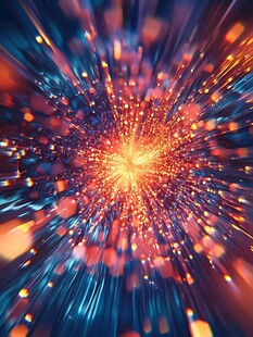 绚丽星芒能量爆发特效图