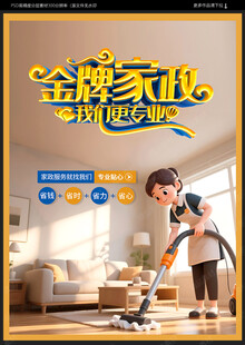 家政海报