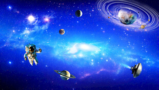 蓝色星空