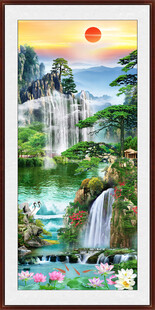 源远流长山水画
