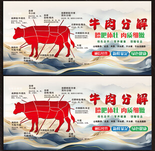 牛肉分解图