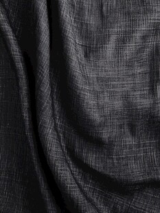 深灰格纹布料纹理特写