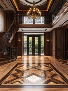 豪华大气的复式大宅门厅