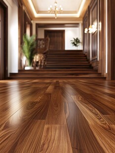豪华木质大厅过道空间