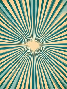 放射状条纹复古风格背景