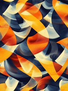 抽象几何色彩动感图案