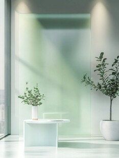 简约室内绿植装饰场景
