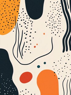 抽象几何图案艺术背景图