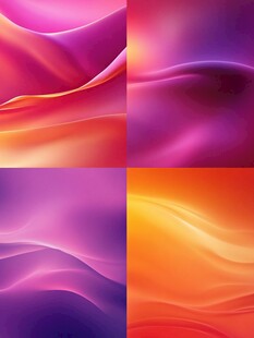 梦幻渐变流体背景图案