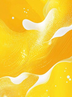 金黄流体抽象艺术背景图