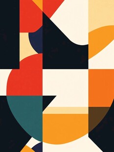 几何抽象艺术图案