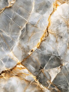 银灰金纹大理石纹理特写