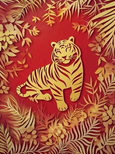 金虎贺岁 喜庆中式风