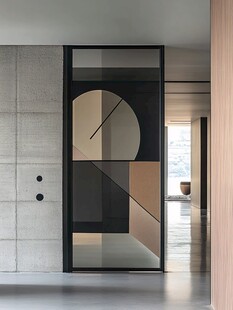 现代简约风几何屏风隔断