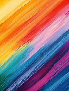 绚丽多彩的抽象笔触纹理