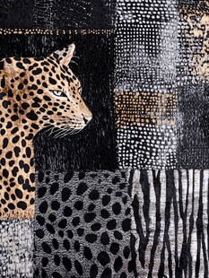 豹纹拼接艺术图案