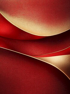 红金渐变曲线质感背景图