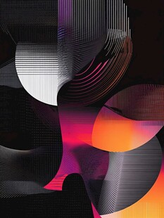 抽象几何色彩艺术图案