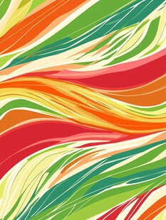 多彩动感线条抽象背景图