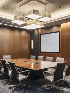 现代简约风格会议室场景