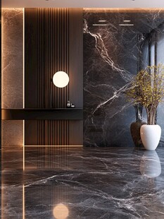 现代奢华大理石玄关设计