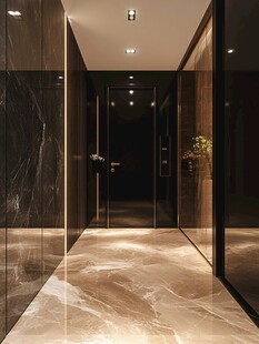 现代奢华大理石风格走廊