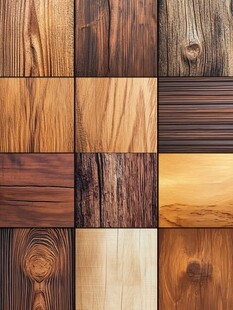 多样木纹材质展示图
