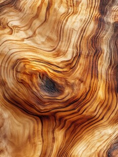 木纹之美 独特树结纹理特写