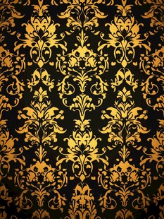 黑金奢华花纹背景图案