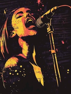 激情歌者对麦倾情演唱