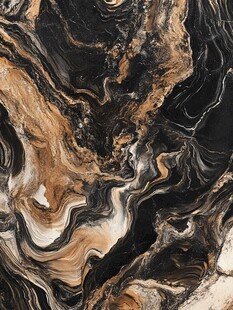 黑金大理石纹理艺术图案