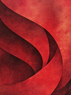 红色动感褶皱纹理背景图